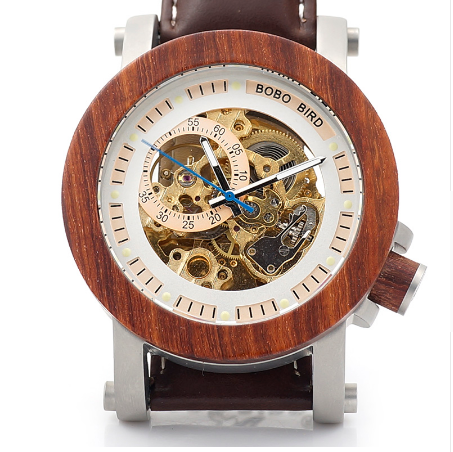 mans-automatic-self-winding-wood-watch