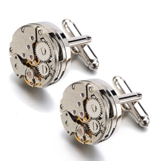 steampunk-gear-watch-mechanical-cufflinks