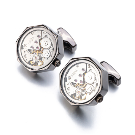 glass-steampunk-watch-gear-cufflinks