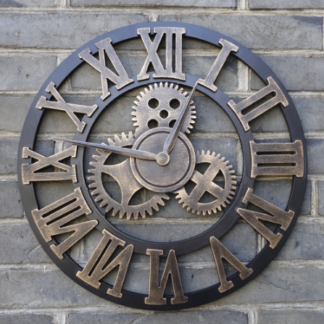 roman-numeral-gear-clock