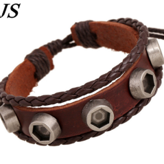 steampunk-leather-bracelet